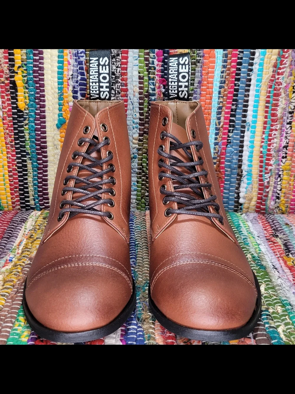 Aubrey Boot in Tan Vegetan Bucky Brand New Womens EU 37  by Vegetarian Shoes